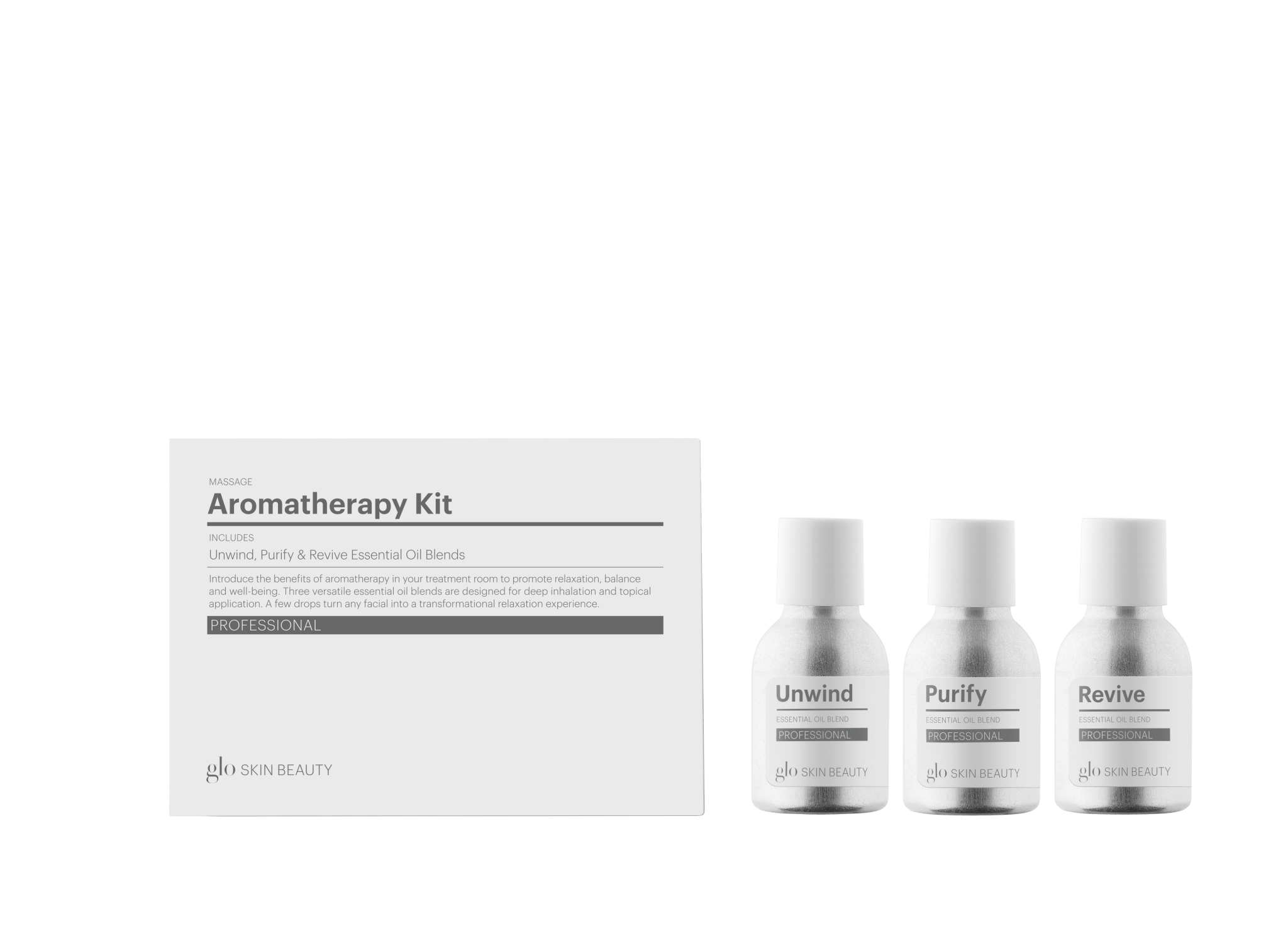 Essential Oil Blend Kit - 3 x 30ml - Back Bar - Glo Skin Beauty UK&I